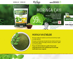 Moringa Çayı Mobil Uyumlu Yaprak Site